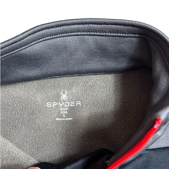 SPYDER BOYS Ambush Zip T Neck Youth Large - Picture 3 of 7